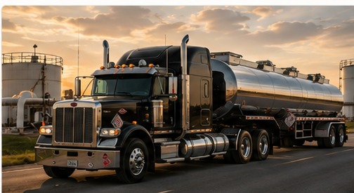 Fuel and petroleum tanker transportation concept